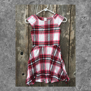 Crazy 8 Dress Plaid Dress Size 8 Red Black White